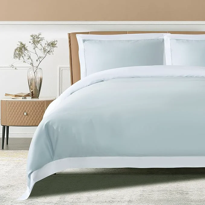 Healthy THE COTTON SILK® Luxury Long-Staple Cotton Duvet Cover Set Lightweight