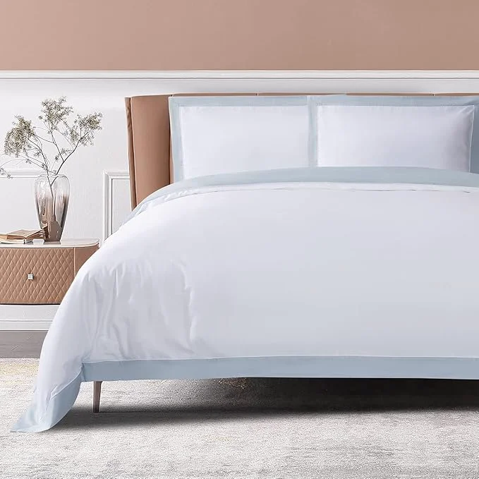 Dependable THE COTTON SILK® Luxury Long-Staple Cotton Duvet Cover Set Clean