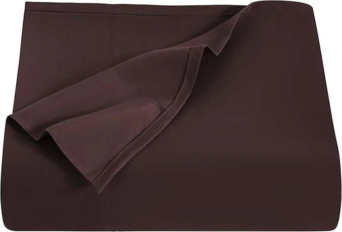 Consistent NTBAY Brushed Microfiber King Flat Sheet 1800 Super Soft and Cozy Flexible