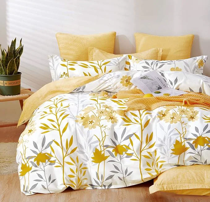 Reusable SLEEPBELLA Duvet Cover Set 600 Thread Count Cotton Bedding Set Official