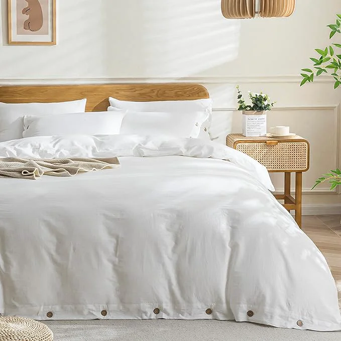 Stylish JELLYMONI Cotton Duvet Cover Twin Size Lightweight