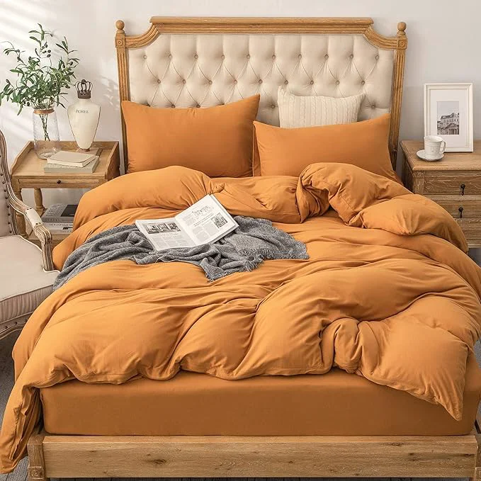 Top-Quality PURE ERA Jersey Knit Duvet Cover Set T-Shirt Cotton Super Soft Comfy 2pc Casual