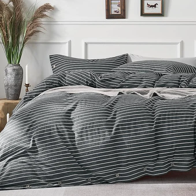 Breathable JELLYMONI Cotton Duvet Cover Twin Size Flexible