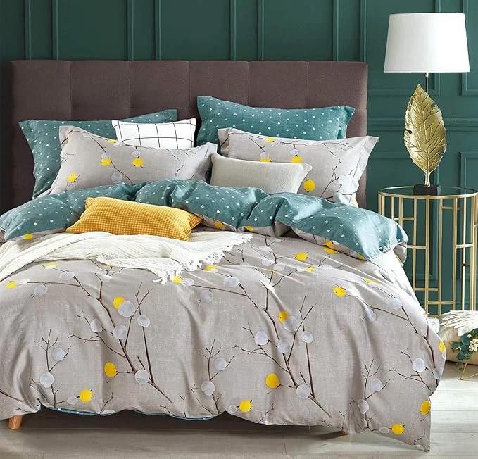 High-Grade SLEEPBELLA Duvet Cover Set 600 Thread Count Cotton Bedding Set Superior