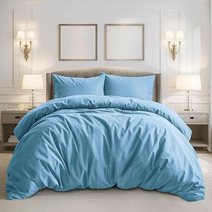 Trendy Pure Bedding California King Duvet Cover Convenient