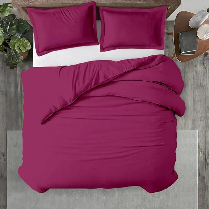 High-End Kotton Culture 3 Pc 120 x120 Duvet Cover Set Super King Plus Super Oversize Sophisticated