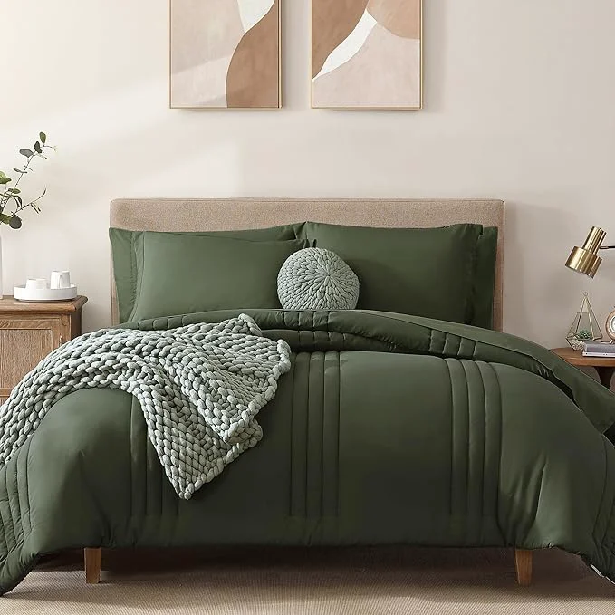 Soft Monbix Oversized Queen Size Comforter Set Fine Crafted