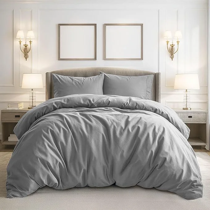 Versatile Pure Bedding California King Duvet Cover Comfortable