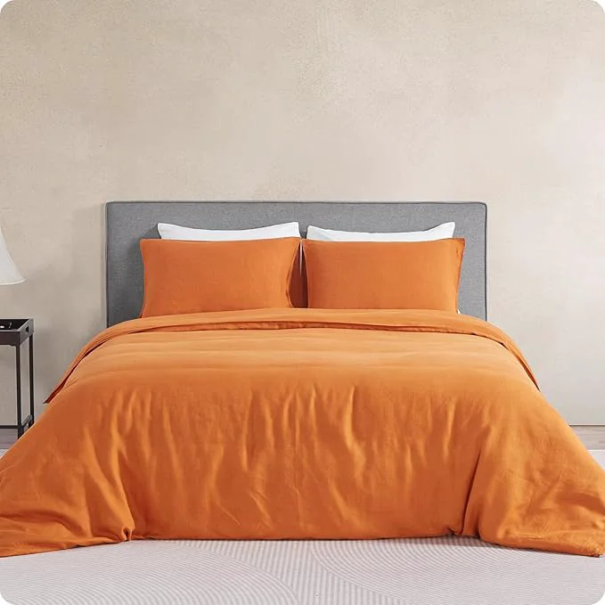 Smooth DAPU Linen Duvet Cover Set Trendy