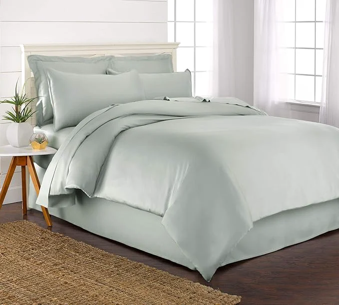 Trendy King Duvet Cover by Pure Bamboo 3 Piece Set Organic Viscose Eco-Friendly