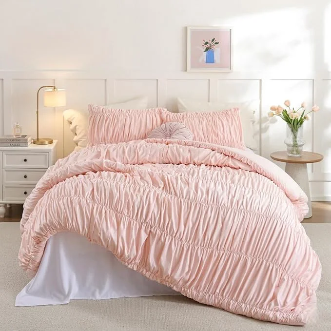 Excellent weigelia Cinched Comforter Set Full Refined