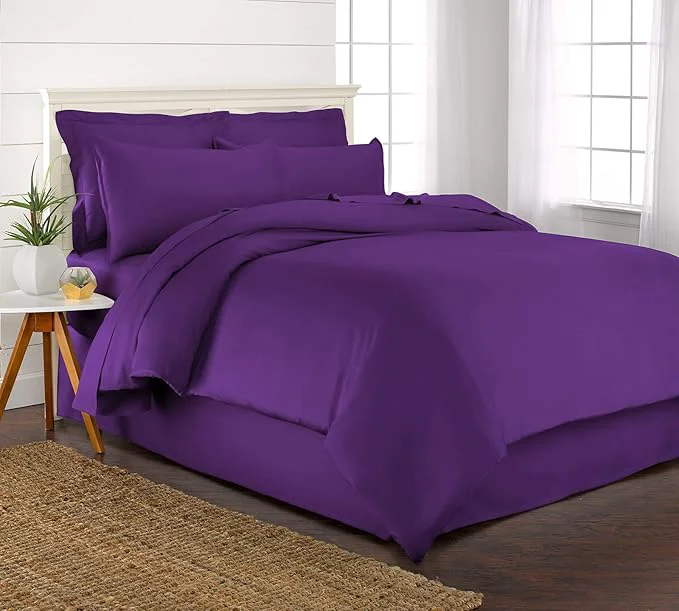 Original Design King Duvet Cover by Pure Bamboo 3 Piece Set Organic Viscose Luxury