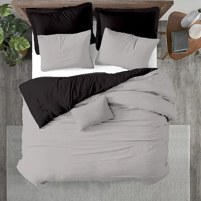 Fashionable Kotton Culture 120 x98 3 Pc Oversized King Duvet Cover Set Egyptian Cotton Classic