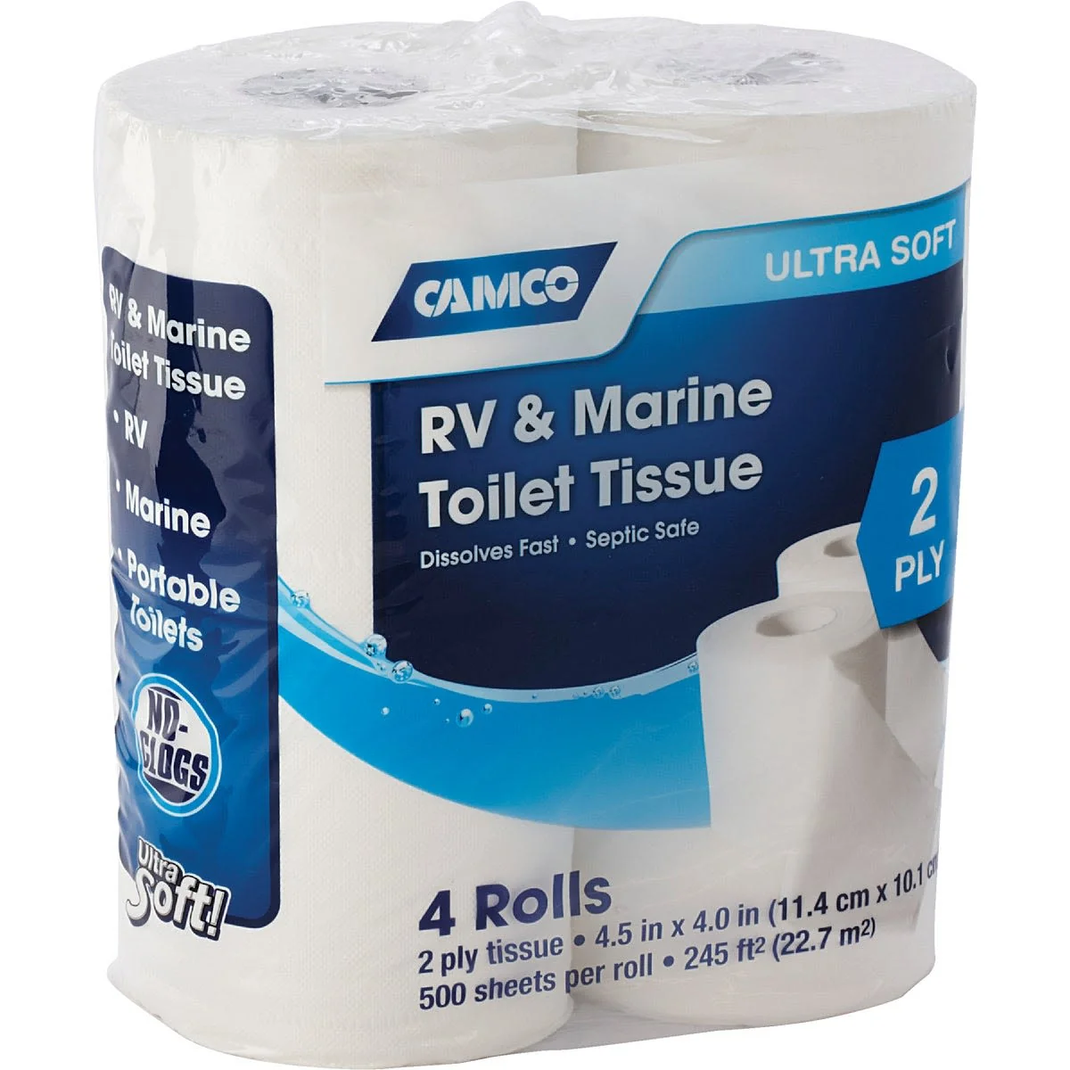 Premium Material Camco RV and Marine Toilet Paper Sophisticated