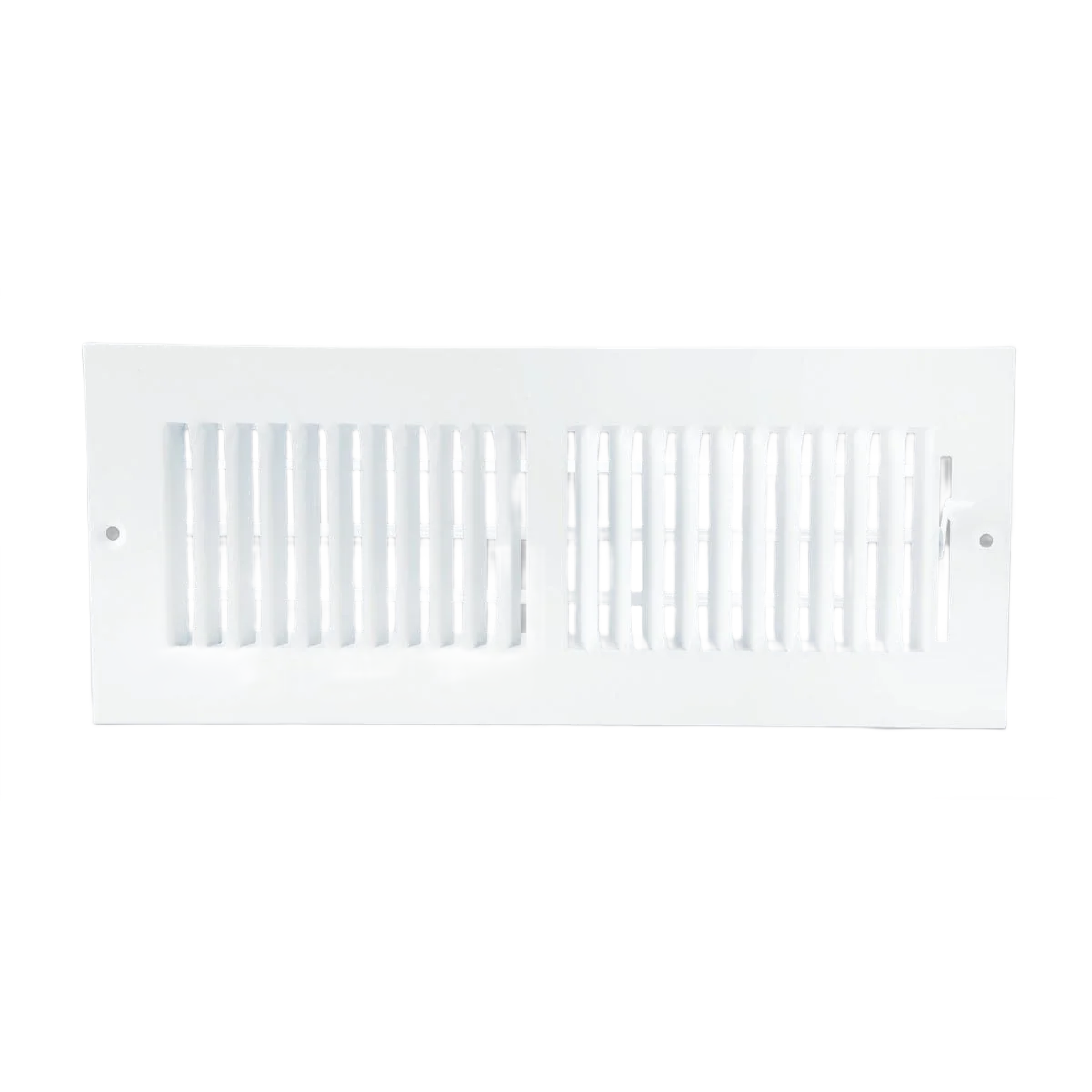 Reliable Home Impressions 4 in. x 12 in. Steel Wall Register White Versatile