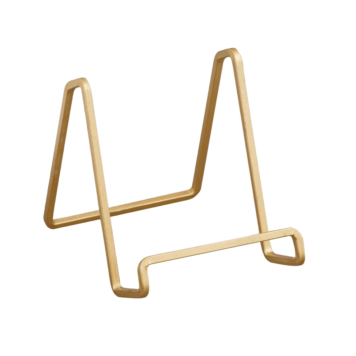 Modern Tripar 4 in. Gold Square Wire Stand Smart