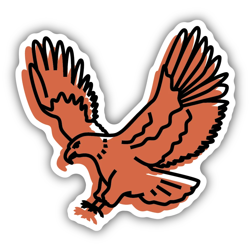 Innovative Stickers Northwest Soaring Eagle Sticker High-Performance