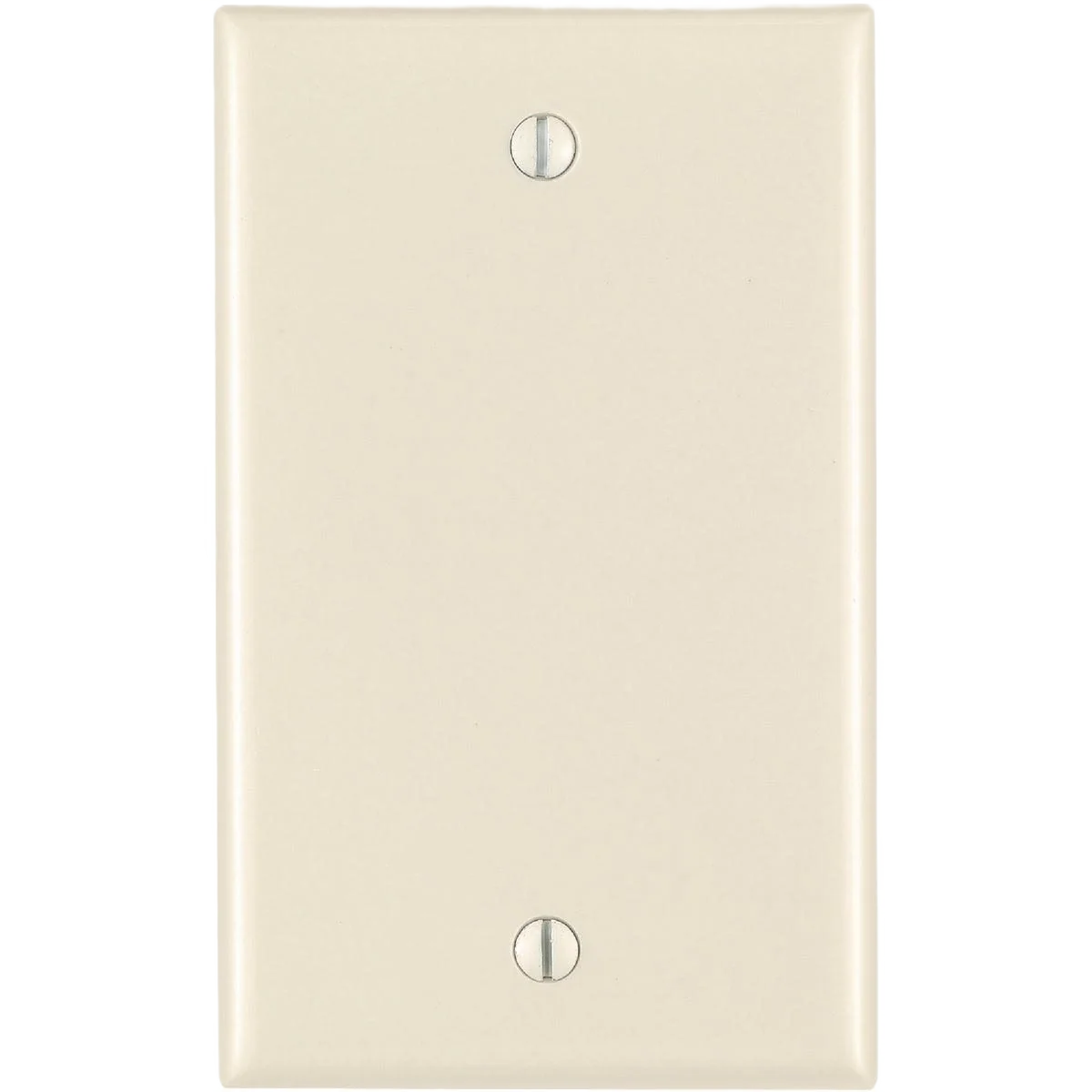 Functional Leviton 1-Gang Light Almond Standard Thermoset Blank Wall Plate Fast
