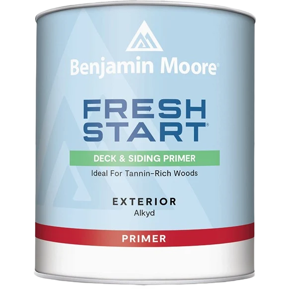 Convenient Benjamin Moore Fresh Start Alkyd Exterior Deep Base Primer 1 quart Green