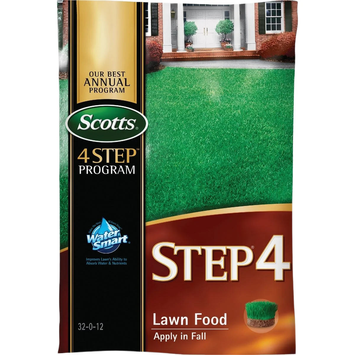 Solid Scotts 4 Step Program Step 4 Fall Lawn Food 12.5 lbs. Sophisticated
