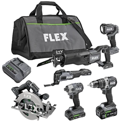 Genuine FLEX 24V 6-Tool Combo Kit Innovative