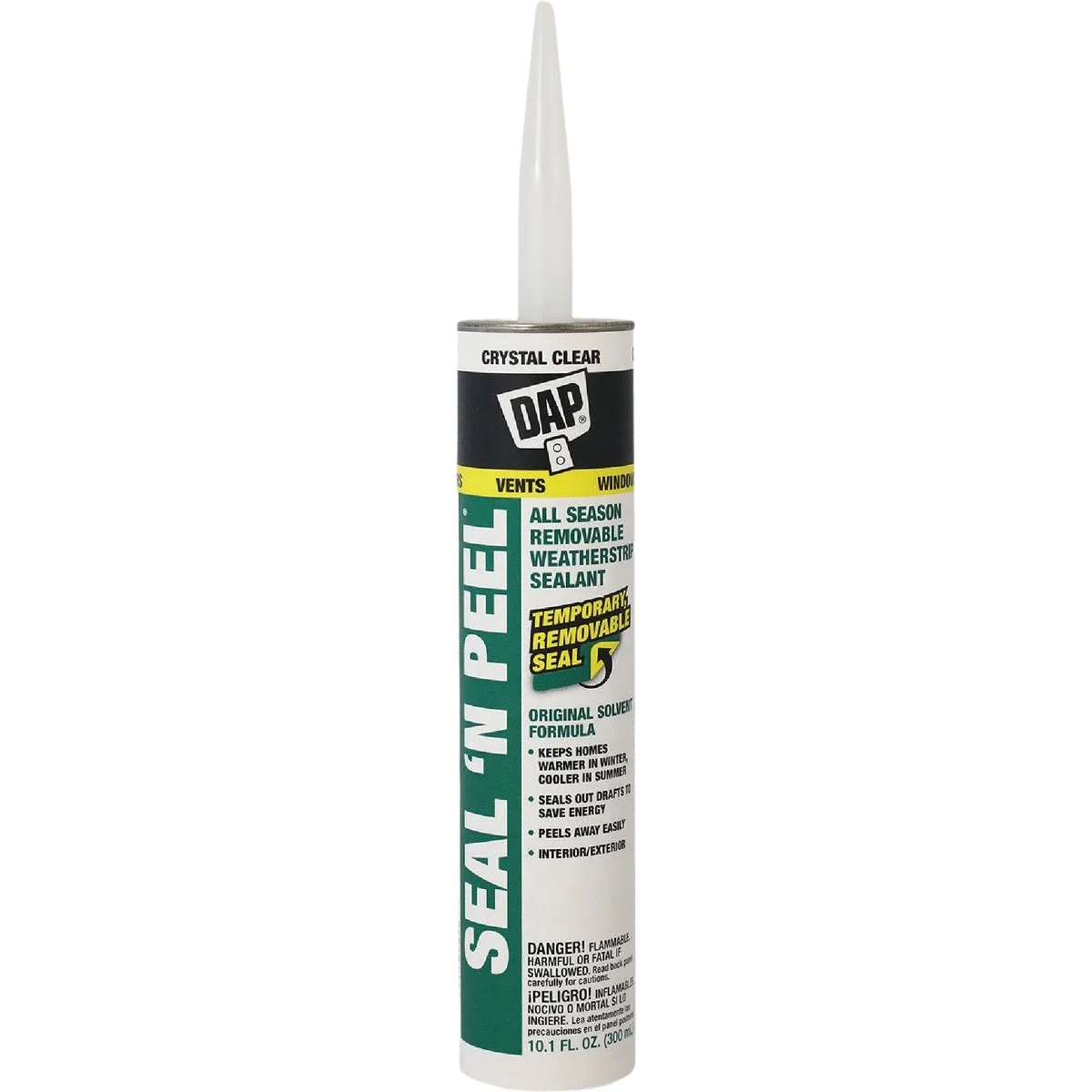 Innovative DAP Seal ‘N Peel Removable Weather Stripping Sealant 1.1 oz. High-Grade