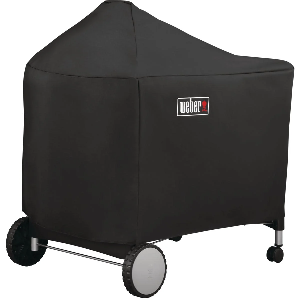 Official Weber Performer Premium Deluxe Black Polyester Grill Cover 49 in. Detailed
