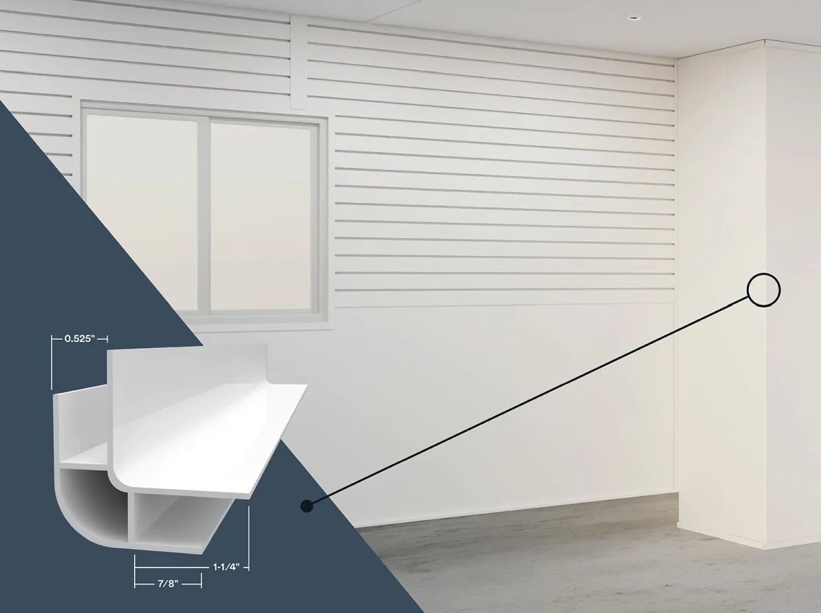 Carefully Designed 10 ft. White Outside Corner Rounded Finishing Trim Casual