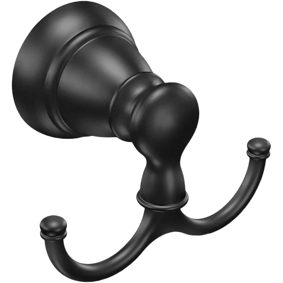 Optimized Moen Banbury Matte Black Robe Hook Powerful