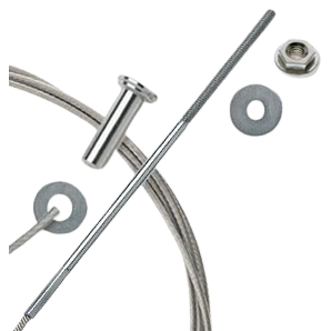 World-Class Feeney 1 8 in. Cable Rail Assembly for Wood Posts 5 ft. Versatile