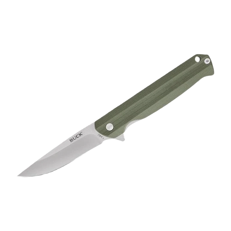 Artisan Buck Knives 251 Green Langford Knife Genuine
