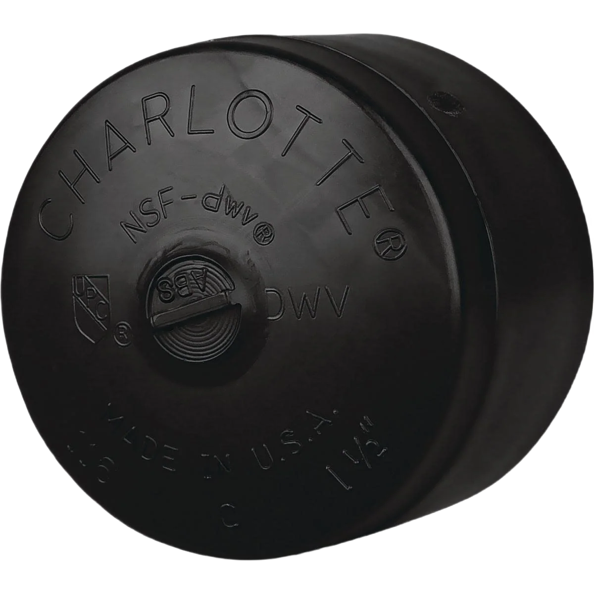 Trendy Charlotte Pipe 4 In. ABS Cap Functional