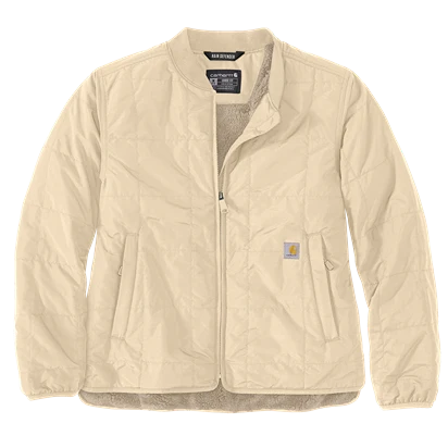 High-End Carhartt Women’s 2XL Oat Milk Rain Defender reg Lightweight Insulated Jacket Exclusive