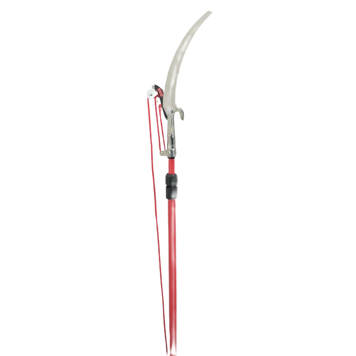 Detailed Corona Red Fiberglass Compound Pole Tree Pruner 14 ft. Easy-to-Use