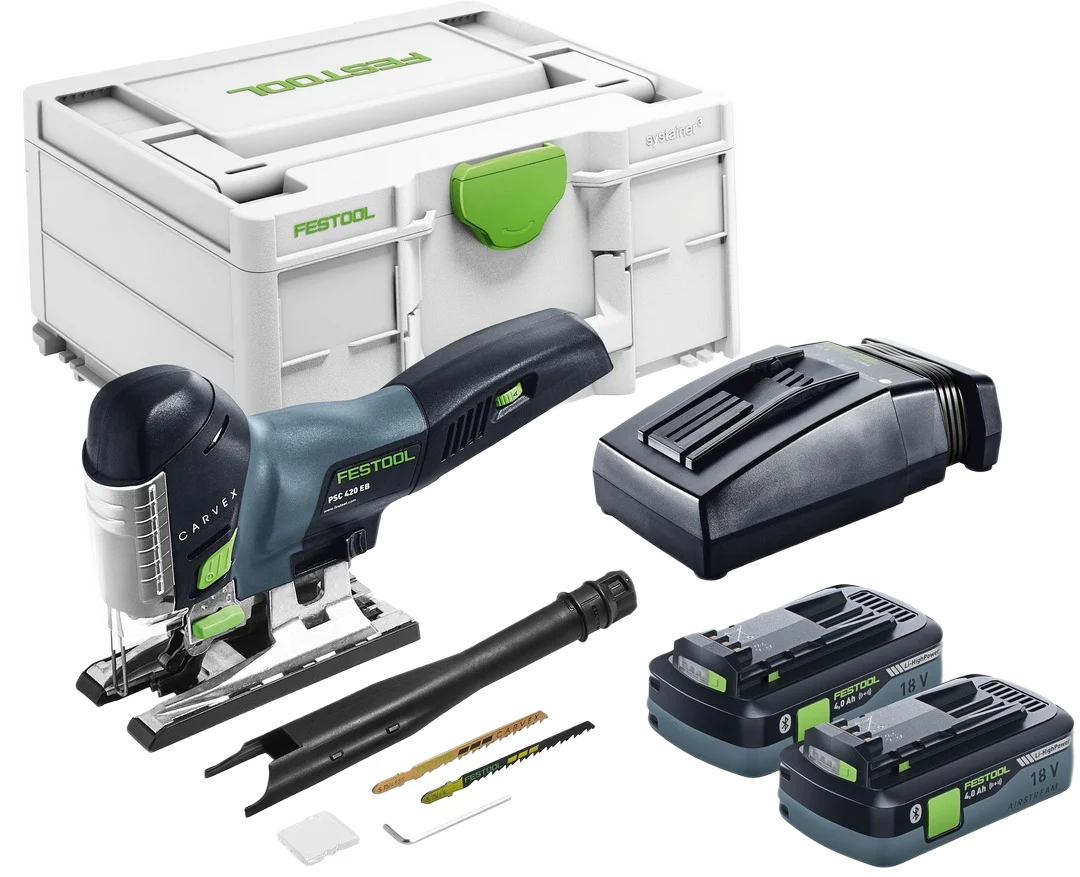 Original Festool 576527 PSC 420 EB HPC 4.0 EBI-PLUS Carvex Cordless Barrel Grip Jigsaw Authentic