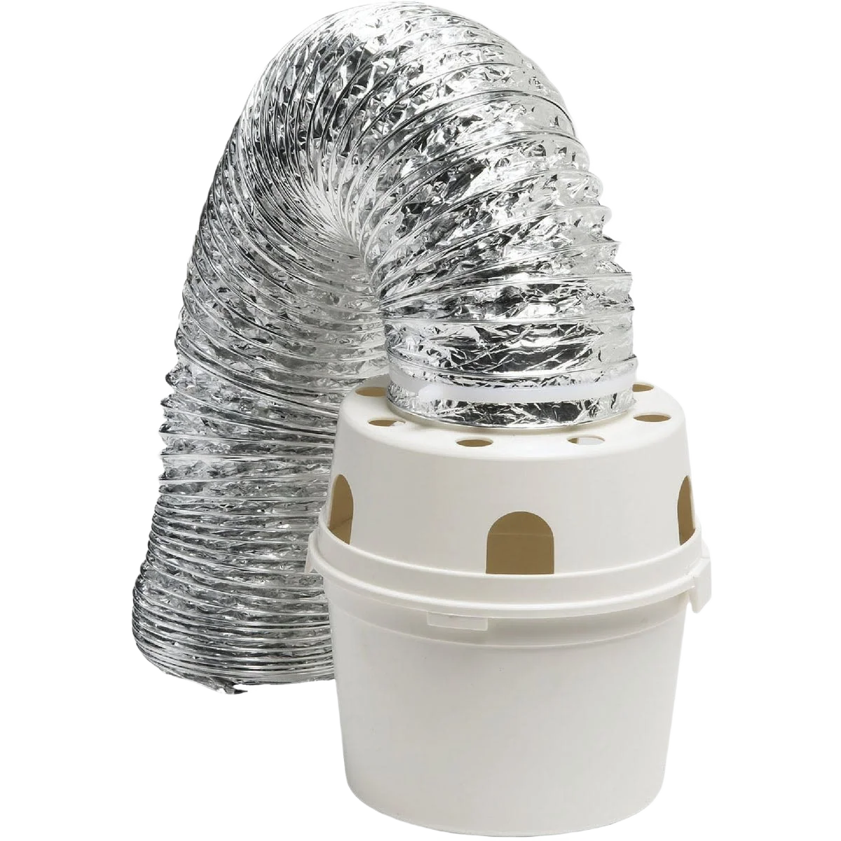 Sophisticated Dundas Jafine White Indoor Electric Dryer Vent Kit 5 Piece Set Artisan