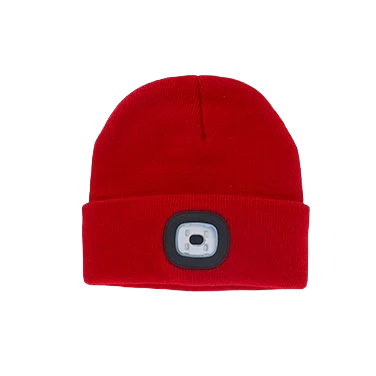 Advanced Night Scout Rechargeable LED Beanie Red Exclusive
