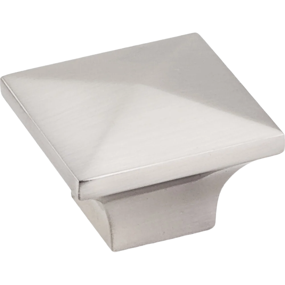 Premium Hardware Resources J.A. Cairo Square Knob Satin Nickel Durable