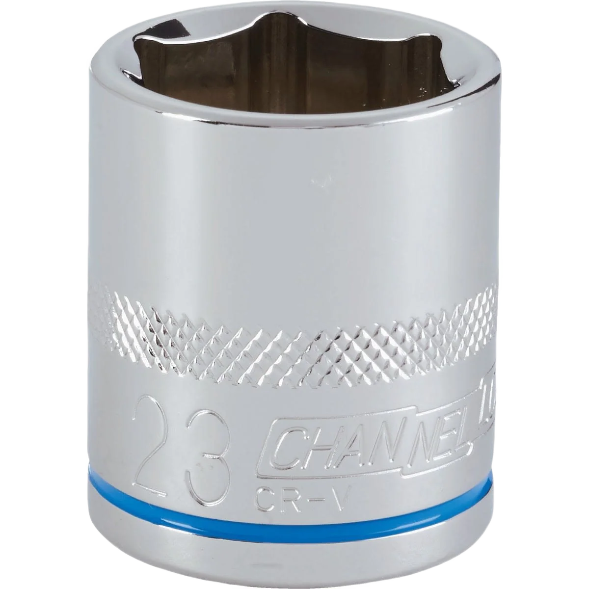 Reliable Channellock 1 2 in. Drive 23mm 6-Point Shallow Metric Socket Selected