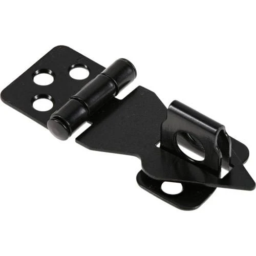 Optimized Hillman Hardware Essentials 1 in. Black Decorative Hasp Green