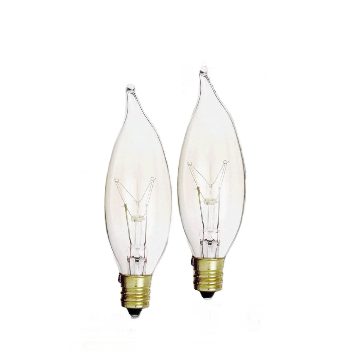 Reliable Satco 25 Watt CA8 Incandescent Turn Tip Decorative Light Bulb 2-Pack Relaxed