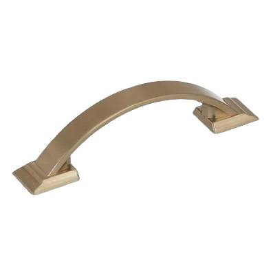 Exclusive Amerock Candler 3 Center-to-Center Golden Champagne Cabinet Pull Enhanced