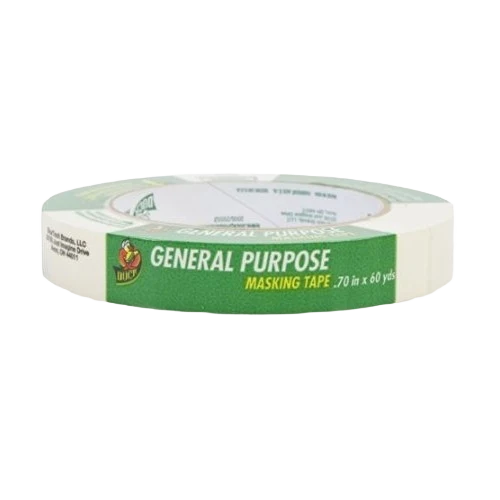 Optimized Duck Brand General Purpose Masking Tape .70 in. x 60 yd. Certified