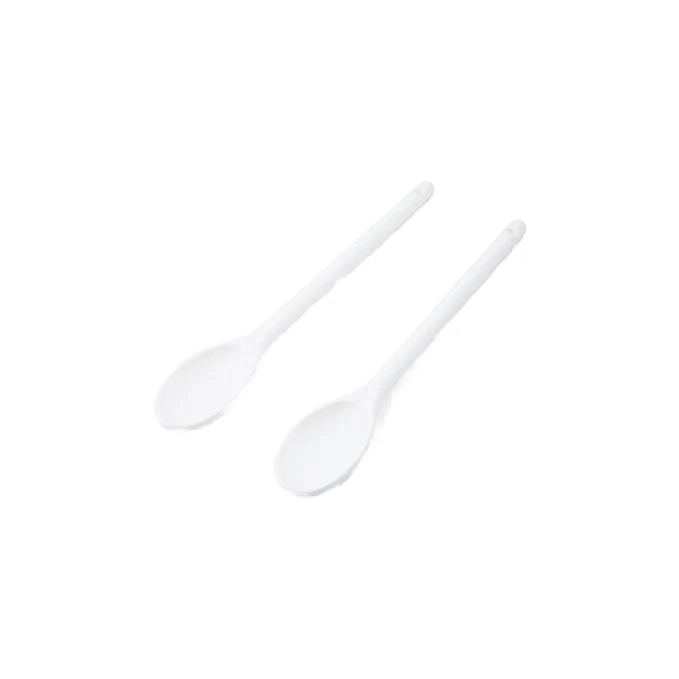 Durable Fox Run White Plastic Spoon Set of 2 Recyclable