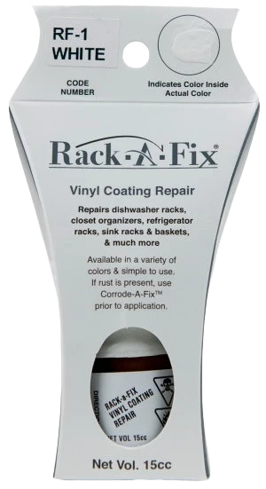 Pure Fixture-Fix White Rack-A-Fix Vinyl Coating Repair Fast