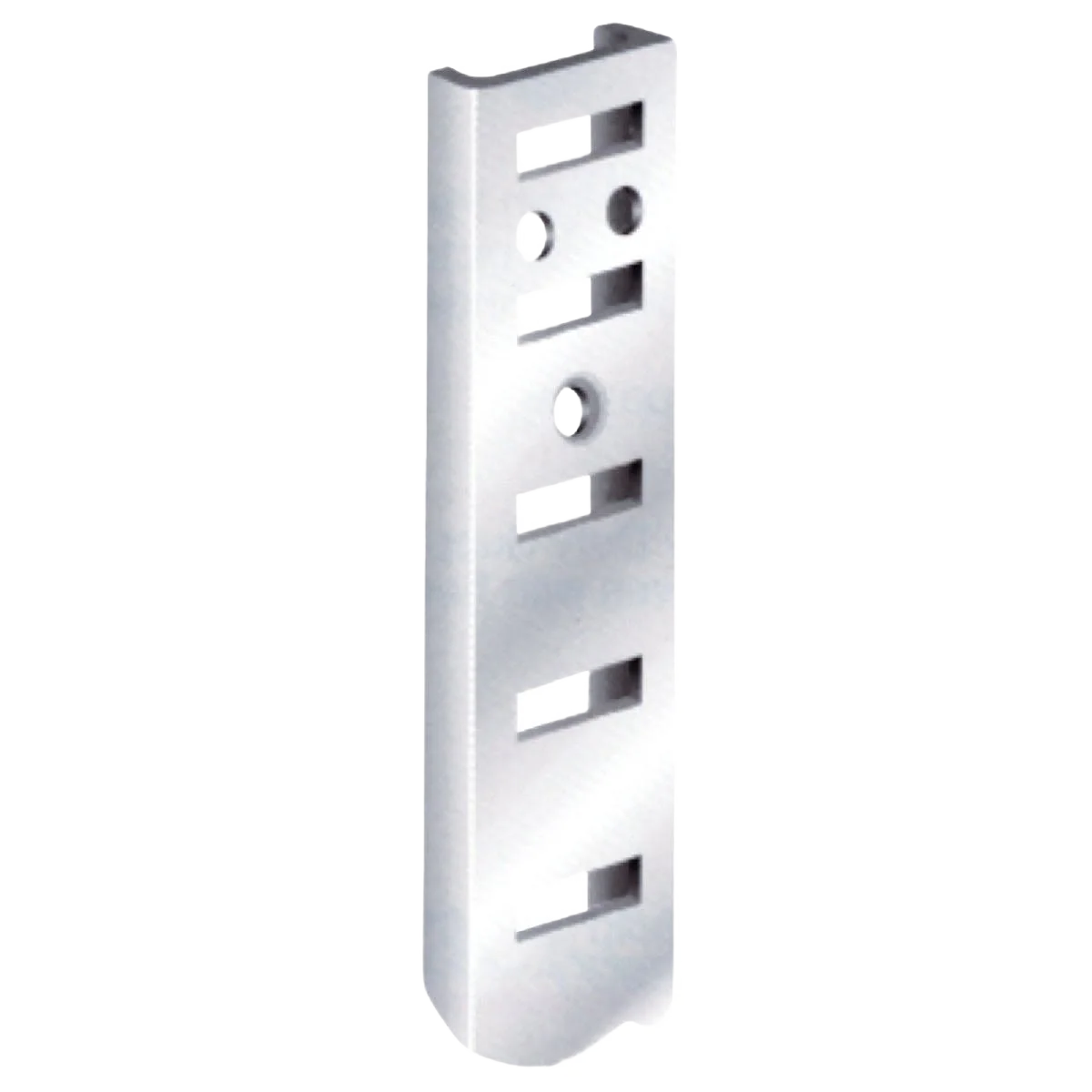 Fine Knape Vogt 255 Series 72 In. Brass Mortise-Mount Pilaster Shelf Standard First-Class