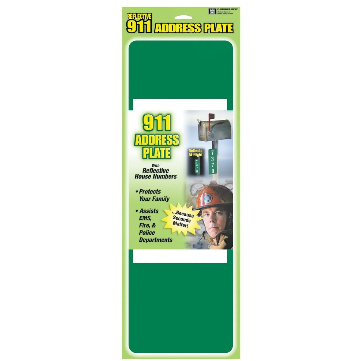 Consistent Hy-Ko Reflective Address Plate Pure
