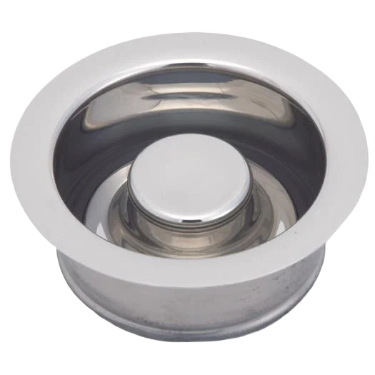 Easy-to-Use Do it Polished Chrome Brass Disposer Flange and Stopper Refined