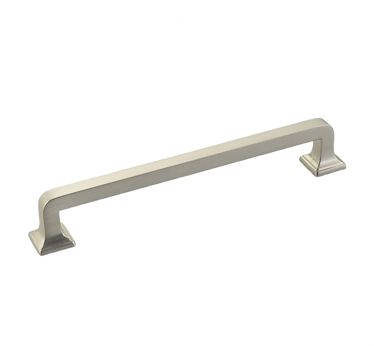 Expertly Made Schaub Menlo Pk 8 in. CC Pull Satin Nickel Premium Material