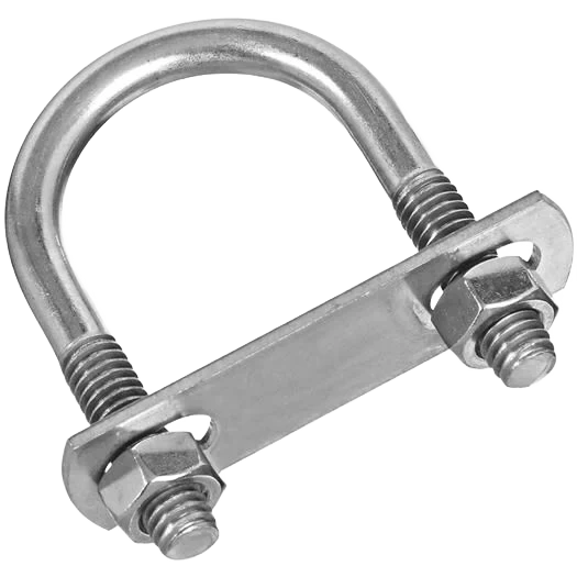Versatile National Hardware 5 16 x 1-3 8 x 2-1 2 Stainless Steel Round U Bolt Minimalist